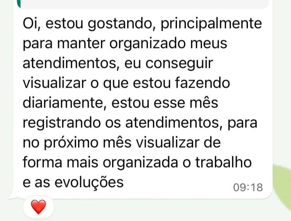 Depoimento de assinante da Pitanga Pro (captura de conversa)